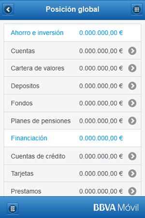 BBVA: .mobi RWD app - Posición global (Móvil)