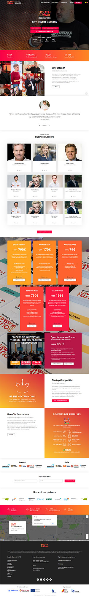 Spain Startup: South Summit 2018 site